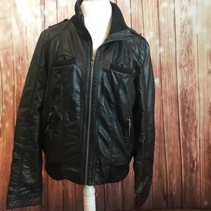 Xhilaration vegan leather moto jacket